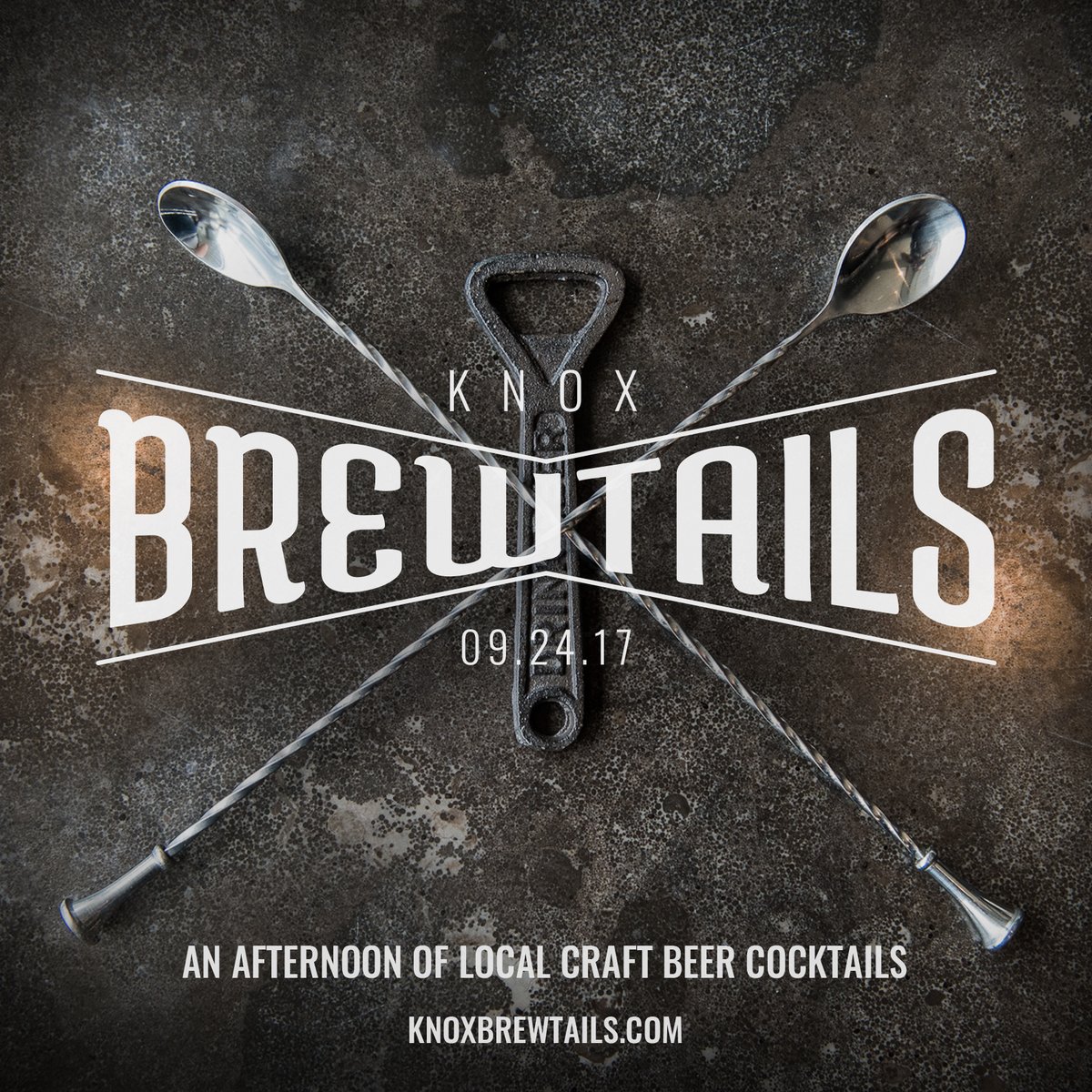 Tomorrow 16 local craft breweries &amp; best local mixologists will team up to create Knox Brewtails &amp; compete against eachother! Join us at 3pm