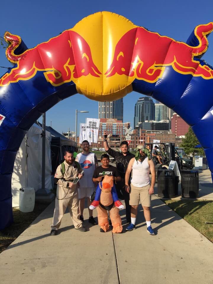 Nashville Chive team about to do some big things! #redbullflugtag #VoteH3KCCO17