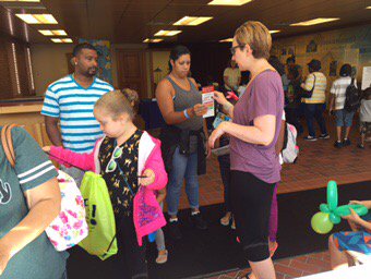 readby4thgrade's tweet photo. Lots of families opting in! 413families at #LittleFest @SpfldMuseums When they do they are entered to win $50 B&N GC https://t.co/yPqYXM9xPM