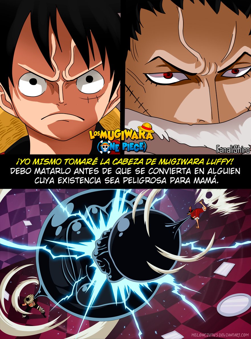 OnePiece Katakuri está listo para tomar la cabeza de Luffy, ¿cuáles son sus  predicciones para el próximo capítulo?, image size:880x1187
