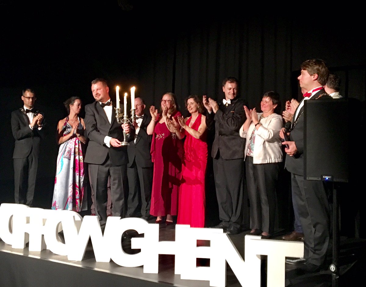 This year the honor for #stainesmemorial goes to <a href="/peteranckaert/">Peter Anckaert</a> for dedication and commitment, the ultimate award by <a href="/jcibelgium/">JCI Belgium</a>, congrats!