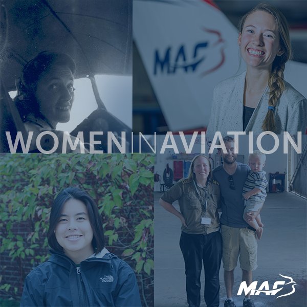 maf_us's tweet image. Today is #WomenInAviationDay! We are so thankful for the women who are involved in MAF as pilots, from Betty Greene to Kayla, Joyce &amp;amp; Holly!
