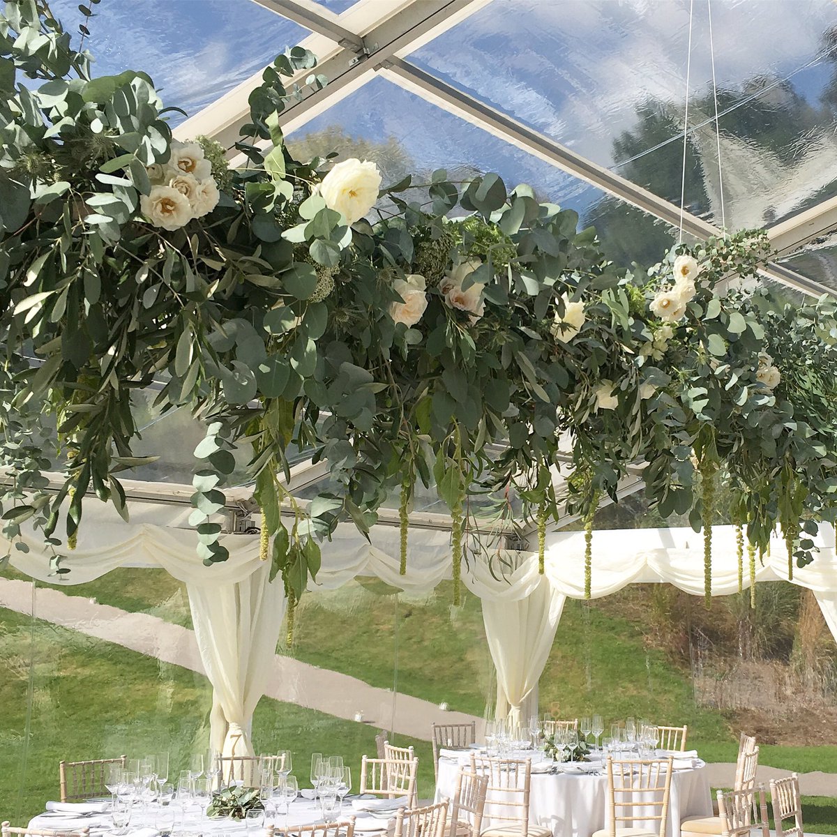 This happened today <a href="/PynesHouseDevon/">Pynes House</a> #biginstallation #floralstyle