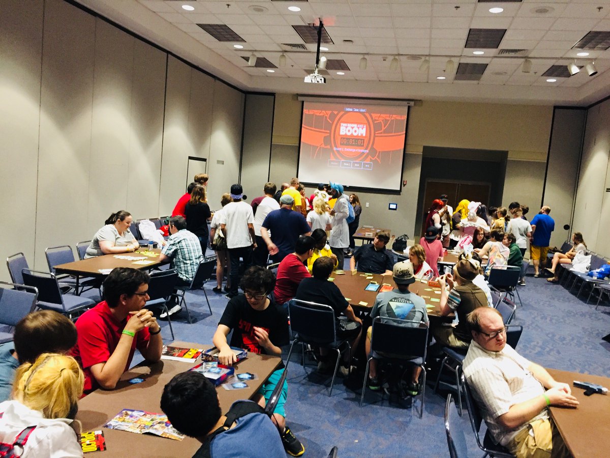 Lineage1434's tweet photo. More fun and games (mostly games) from #SpaCon2017 https://t.co/ntMPmhbfxp