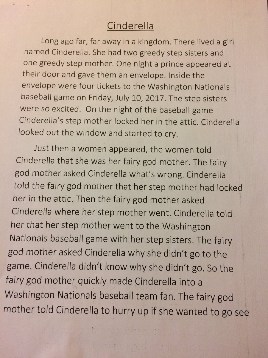 ShauneBeatty's tweet photo. @Nationals You have a real fan when your daughter pens a story where @dafakemurphster is the hero of the fairy tale. #JustLikeBaseball https://t.co/E1JHIxnw9T