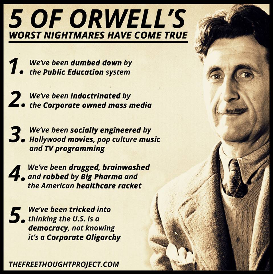 MassDeception1's tweet photo. Orwell is spinning in his grave
#GeorgeOrwell #DystopicFuture https://t.co/fBgiVk7W86