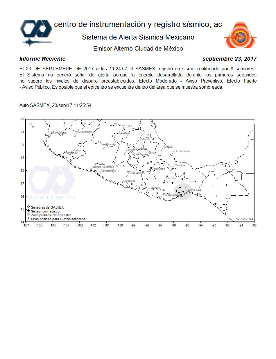 Terremoto en Mexico - Forum Central America and Mexico