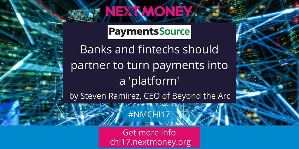 NextMoneyUSA's tweet photo. Shifting from competition to collaboration, why #banks &amp; #fintechs should partner to turn payments into a 'platform' https://t.co/MXp5XUOM38 https://t.co/x5vpRUerPK