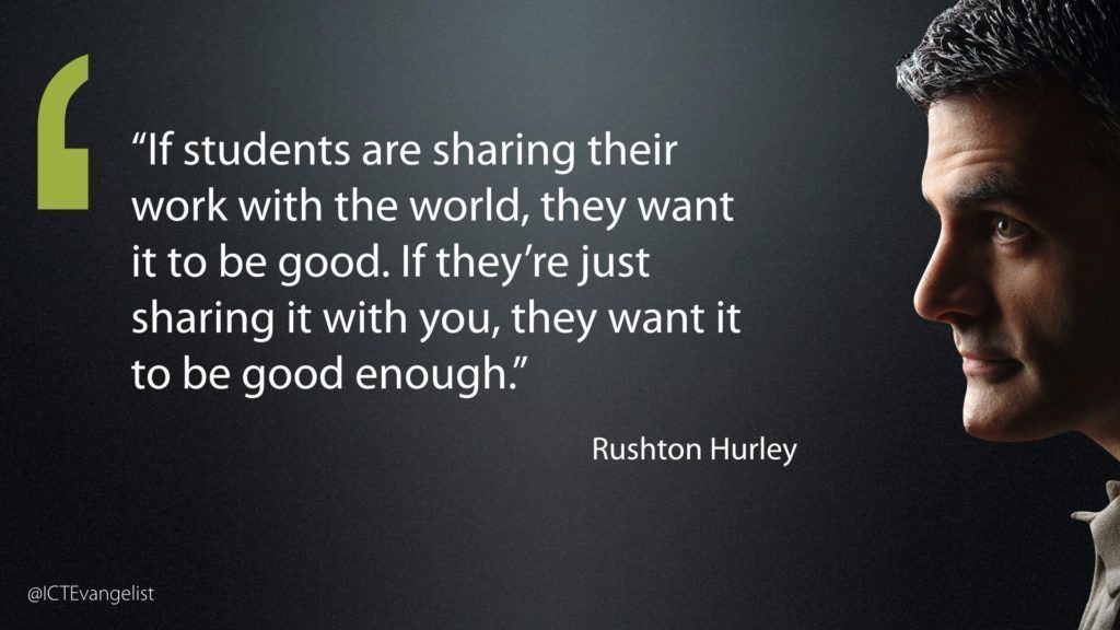 ICTEvangelist's tweet image. Want your pupils to make their work 'good'? 📱🌎🙌🏻 #ukedchat #edchat #elearning #edtech #edtechchat #satchat