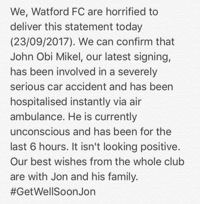 Watford FC tweet media