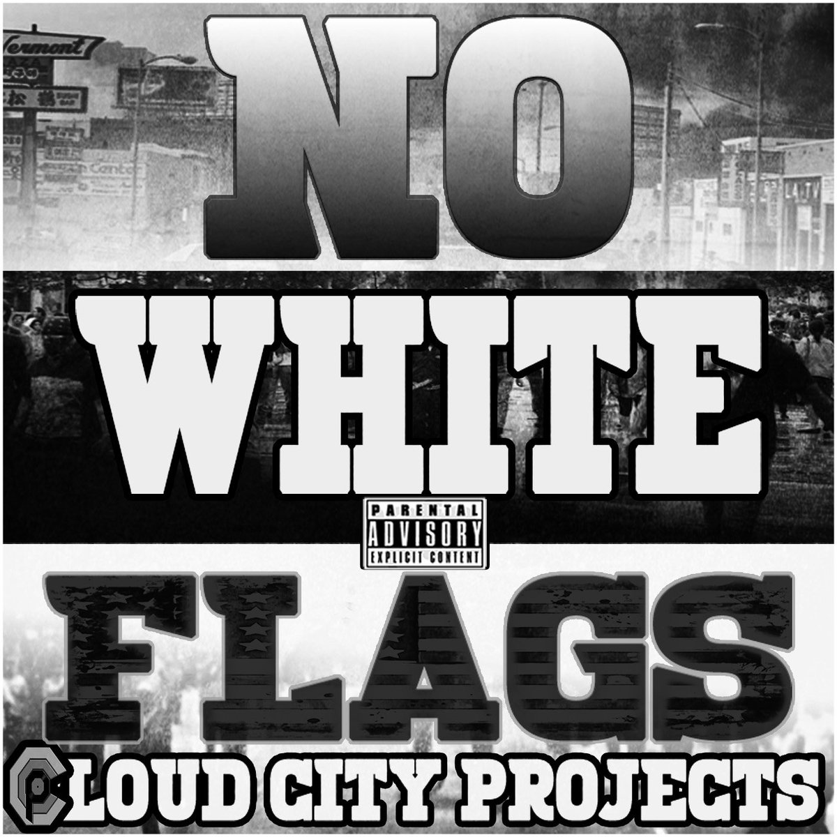 CCPfam's tweet photo. Stream NO WHITE FLAGS exclusively at 
https://t.co/d4CPW0hKUG #Realhiphop #fortheculture #hiphop All proceeds go to help inner city youth https://t.co/DlK4kQhO93