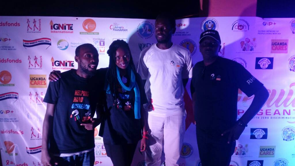 RHHIUganda's tweet photo. Here goes the Mr &amp; Miss Y+ Beauty pageant "Hands up for HIV prevention,   Beauty with zero discrimination" event organised by @UNYPA1 https://t.co/VjcCXLa7Kd