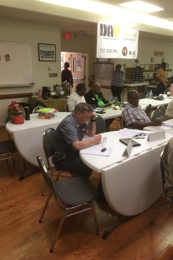 DAV_58_VA's tweet photo. #DAV CSO training in DAV 20 in Virginia Beach on September 23, 2017 @DavVirginia https://t.co/GfbLiTKD19