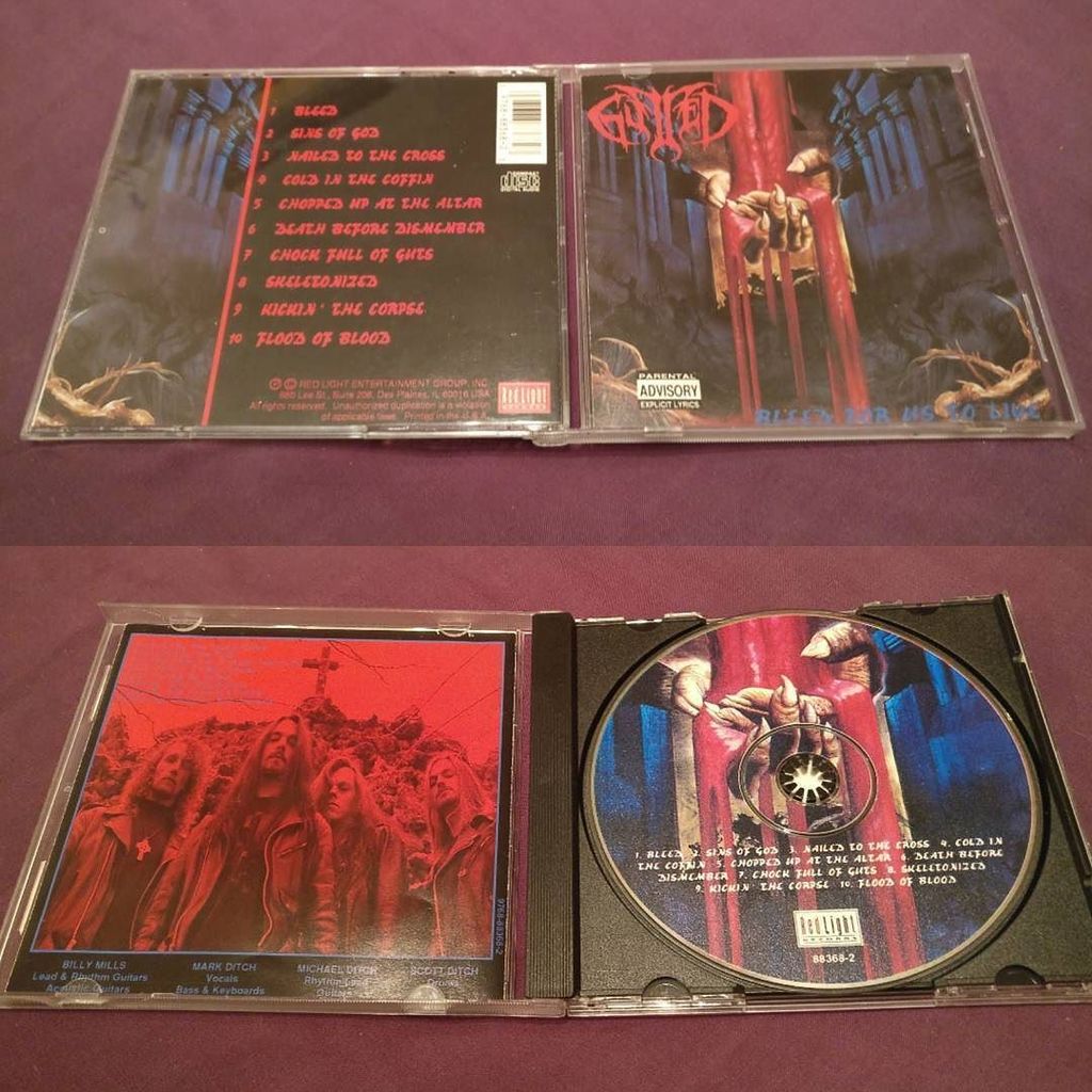 SourceOfSteel's tweet photo. Random rarity throwback of the day, #Gutted - #BleedForUsToLive on #RedLightRecords. The debut full length from th… https://t.co/0V1ZopDSuF https://t.co/lGTeIMph1C
