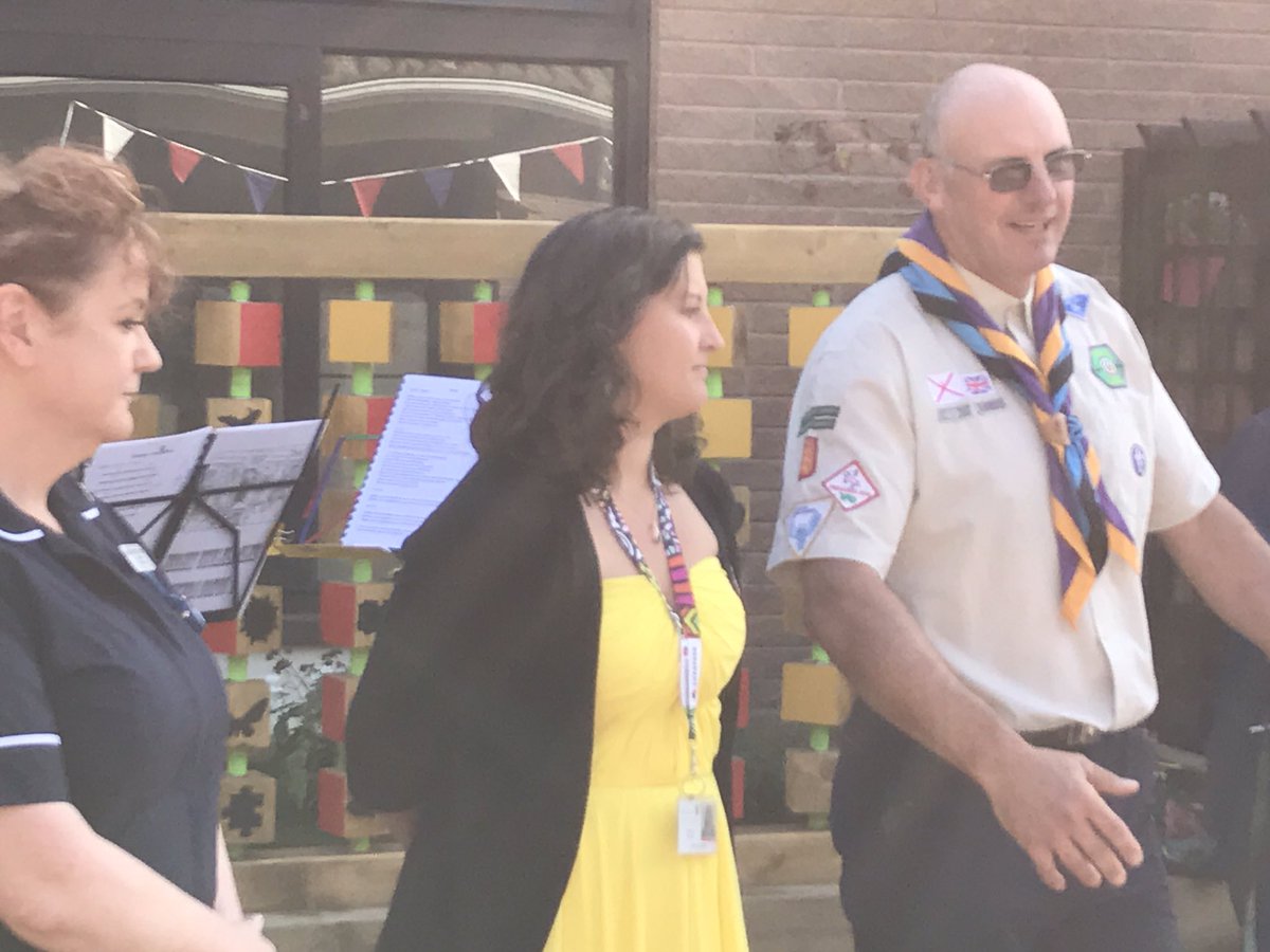 Amazing collaborative work. Maple's sensory garden opened today by the Lieutenant Governor. @StatesofJersey <a href="/JerseyScouts/">Jersey Scouts</a> @ChiefNurseJsy