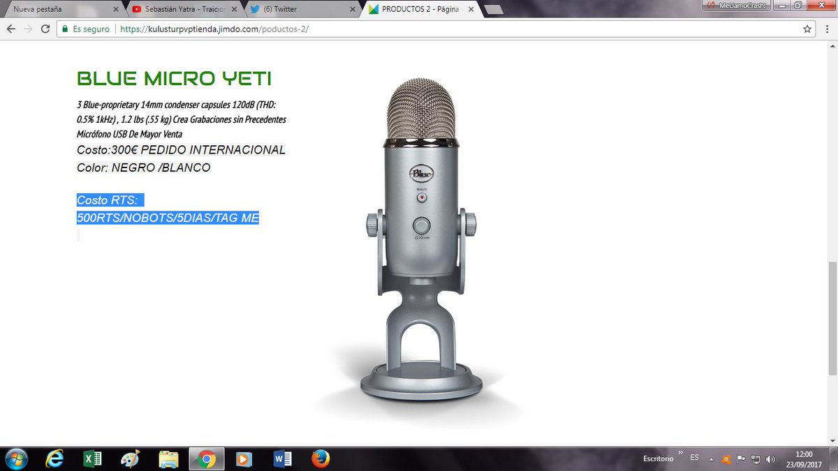 SoyTefoG's tweet image. 📢LOS NECESITO A TODOS!!📢

⚡️ 500 RT Y @Kulustur_PvP ME DA UN (BLUE MICRO YETI) SIGAN A @Kulustur_PvP AYUDA DEJA TU RT TENEMOS 5 DÍAS⚡️

RT🦋