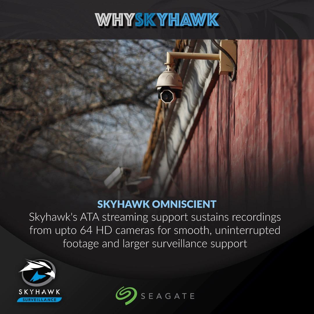 seagate_in's tweet image. Experience 2x better performance with SkyHawk Surveillance Drives. #SkyHawk #SurveillanceWeek #NVR #DVR #HardDrive #Seagate #India