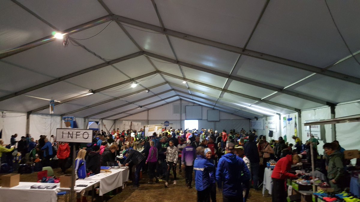 Vajaa puoli tuntia starttiin 👌 Kisatunnelma nousee 😎