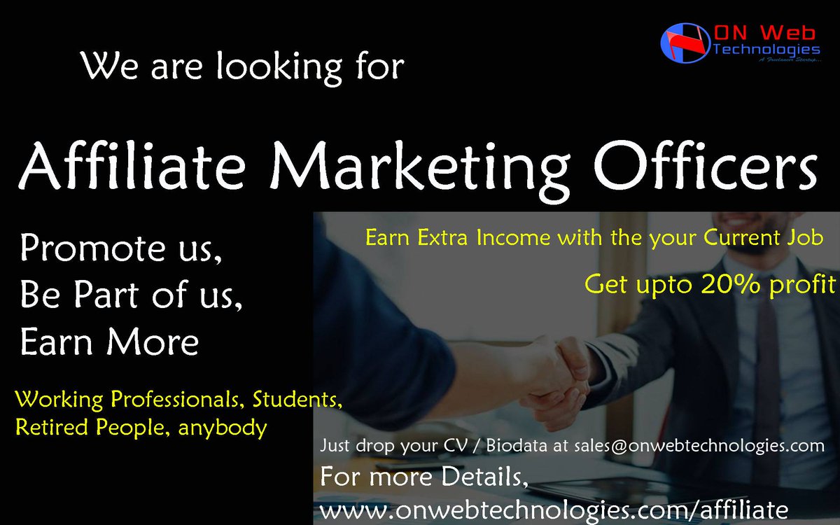 onwebtechno's tweet image. onwebtechnologies.com/affiliate/