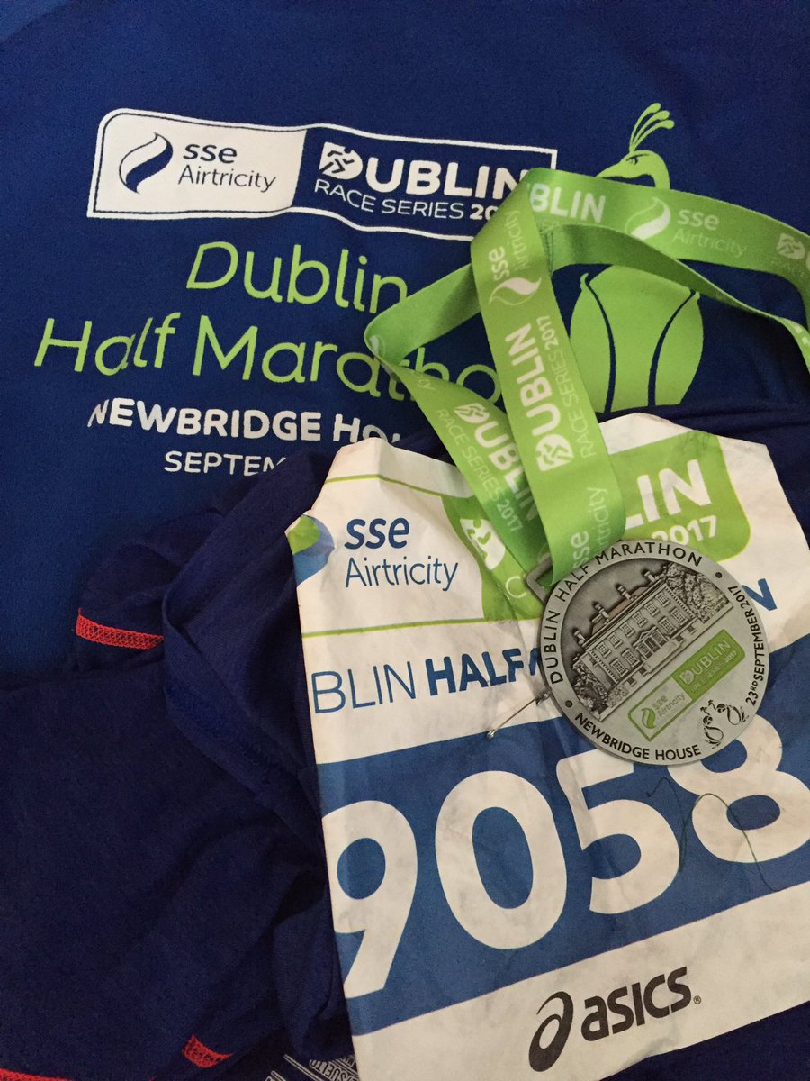 #dublinhalfmarathon tough today but done.. time for a pint.
