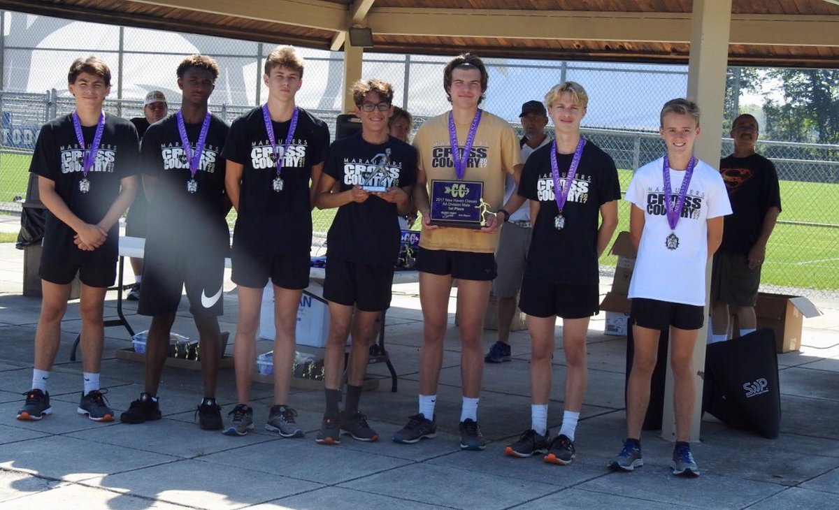 ellencol's tweet photo. Congratulations to the xc @mvmarauders for their 1st place victory at the New Haven Invite! #WeRMV #onerunstronger https://t.co/HUkIvmIX5k