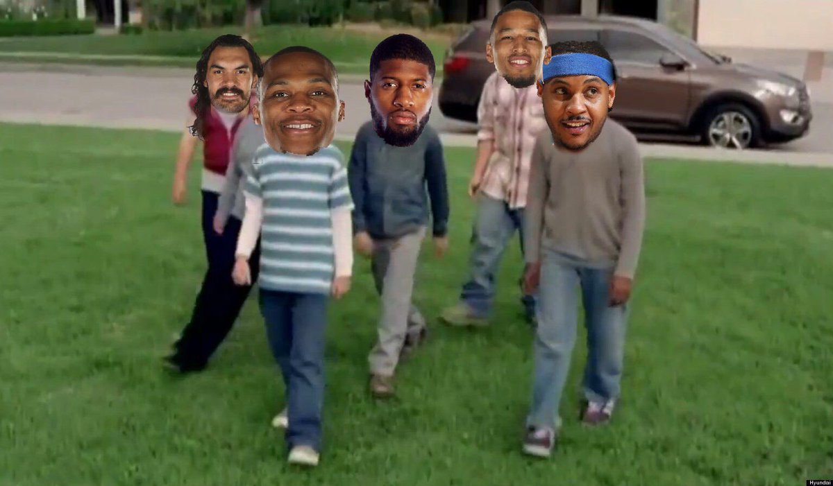 ImJoelRobertson's tweet photo. Paul and Melo to OKC is huge #ThunderUp https://t.co/tcuKLoNOVZ