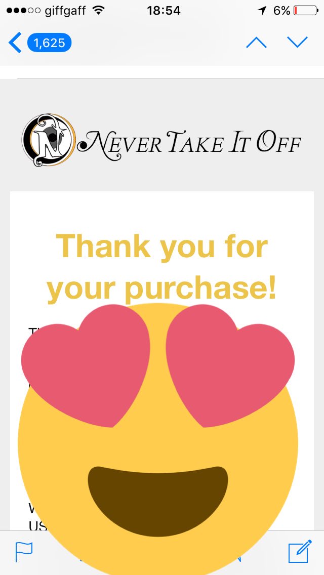 TiffHirst's tweet photo. @NeverTakeitOff @andyblack @JulietSimmsALL can't wait for these to arrive 😍 https://t.co/hLj5c9B51n