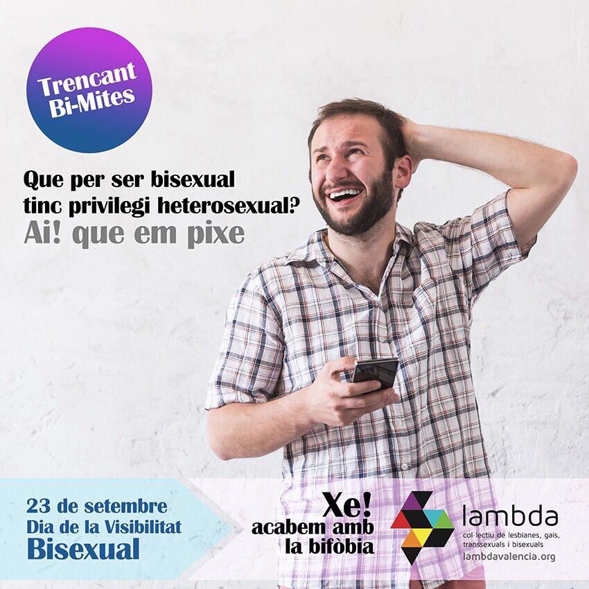 joaquim_roqueta's tweet photo. Ni vicio ni fase.
Ni curiosidad ni confusión.
¡Por la Visibilidad Bisexual! #2017Bisexual #DiaDeLaVisibilidadBisexual https://t.co/3U4f9boH2v