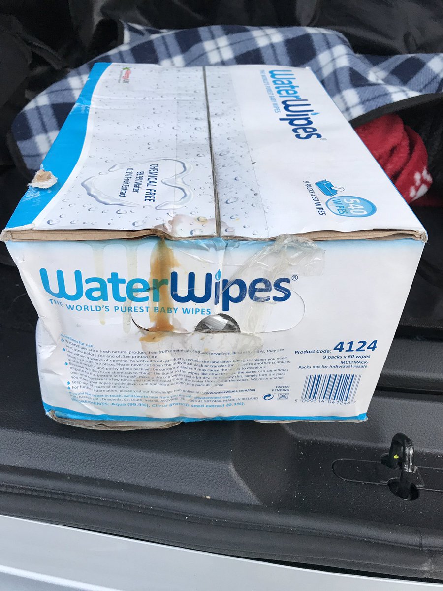 mrslepenfold's tweet photo. @Morrisons poor show, severely damaged box, only one left, refused any discount! https://t.co/Sppzjb2R7m