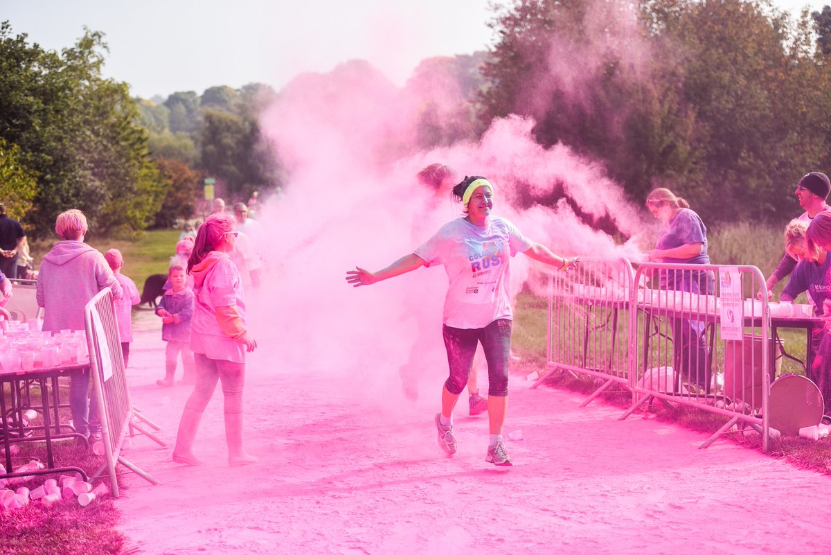 Only #1daytogo! Registration desks open at 9:30am with races kicking off at 11am and @Pulse1Radio's #PaintParty to follow! See you tomorrow