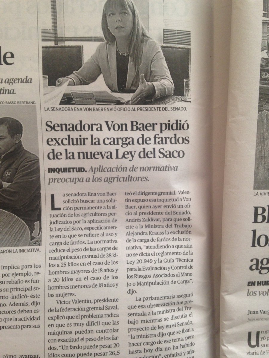 La senadora por #Valdiviacl parece mas preocupada del latifundio que de las condiciones de los trabajadores. Cuidado por quien votan...