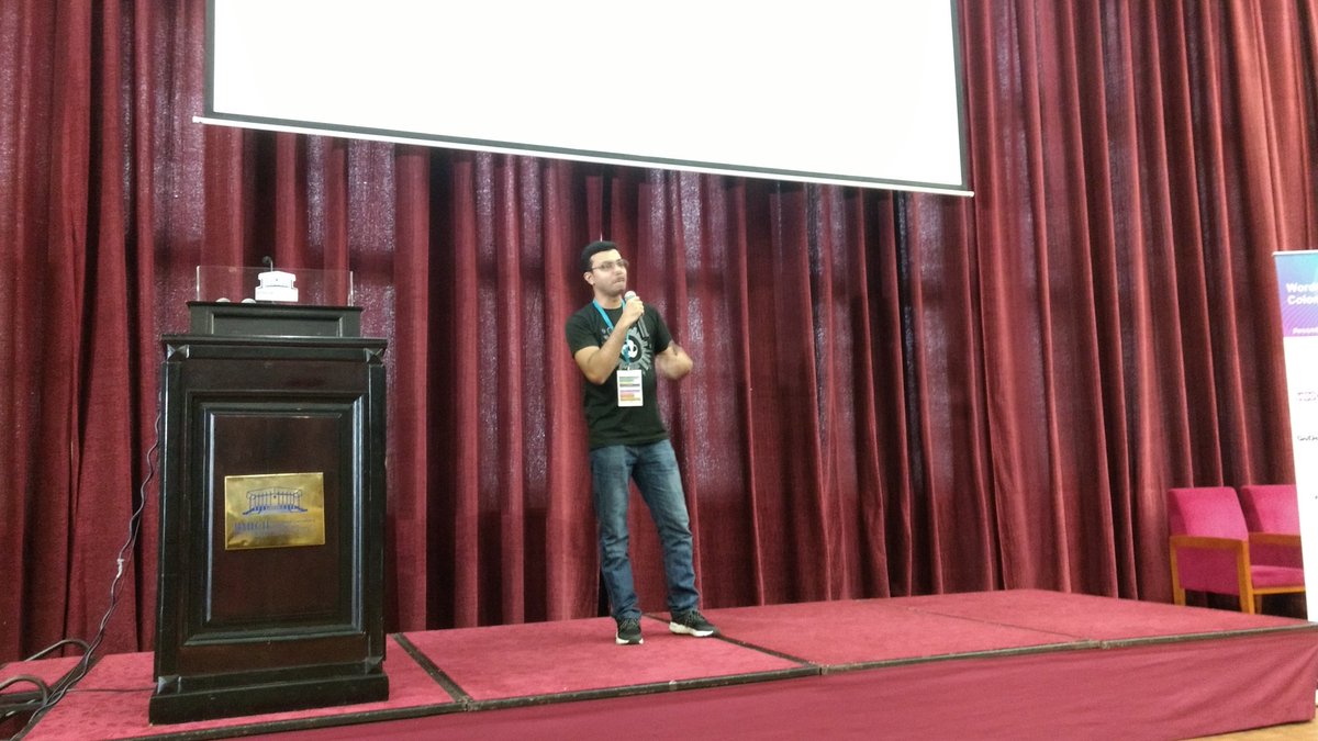 Asif2BD's tweet photo. During my session at @wccolombo! No official picture yet, more about my talk- https://t.co/2IppTZBSin
#wccmb #WordCamp #WordPress #wccmb2017 https://t.co/XAMyNtg2cf