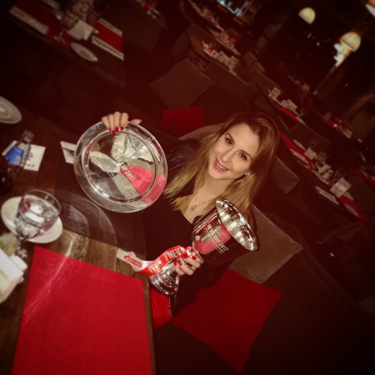 BelindaBencic's tweet photo. Capturing nice moments 📸 #OO #capturedwithp10 #huaweiP10 #Huawei @HuaweiMobile #singleswinner #doublesrunnerup @MichaHoncova (thank you😘) https://t.co/WYloufR7rC