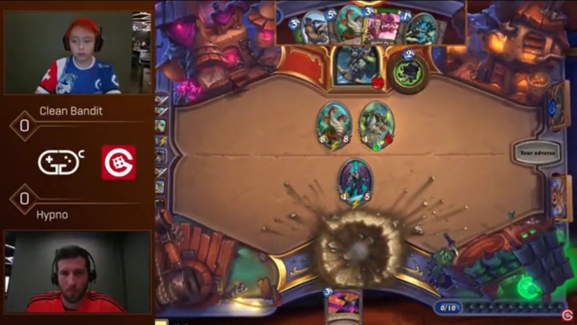 MYICrowd's tweet image. GO @CleanBandit_HS 🙌🏼twitch.tv/hearthstonefr