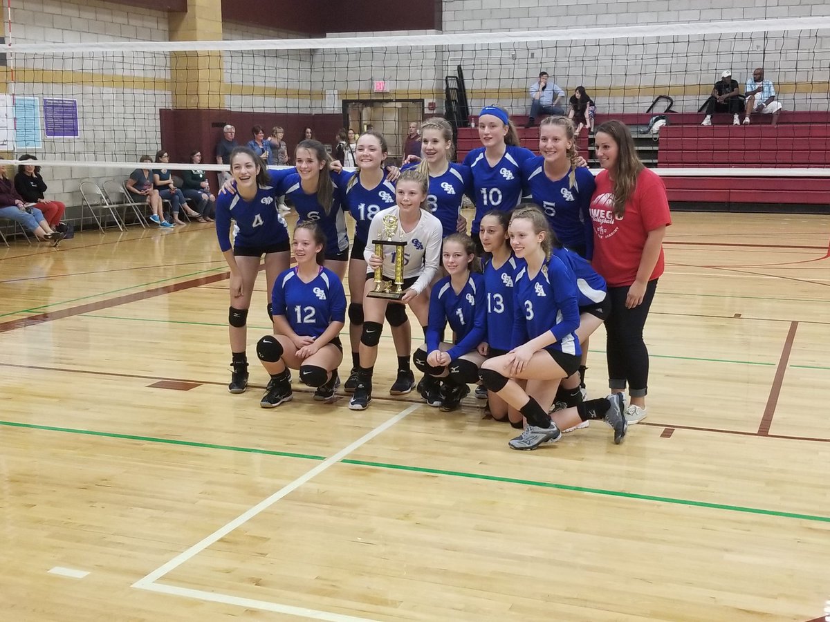 Howe450r's tweet image. Congrats to Owego JV volleyball they went 8-0 to win the Volleybrawl tournament in Vestal !!!!@owego_vball @OFAAthletics1