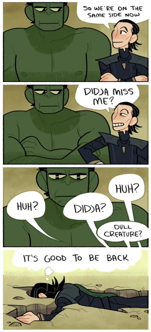 he's so good at making friends #ThorRagnarok 
