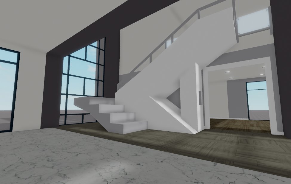 Ashcraft On Twitter So I Made A Small Modern House Cause Im Bored Robloxdev Roblox - making a roblox modern house