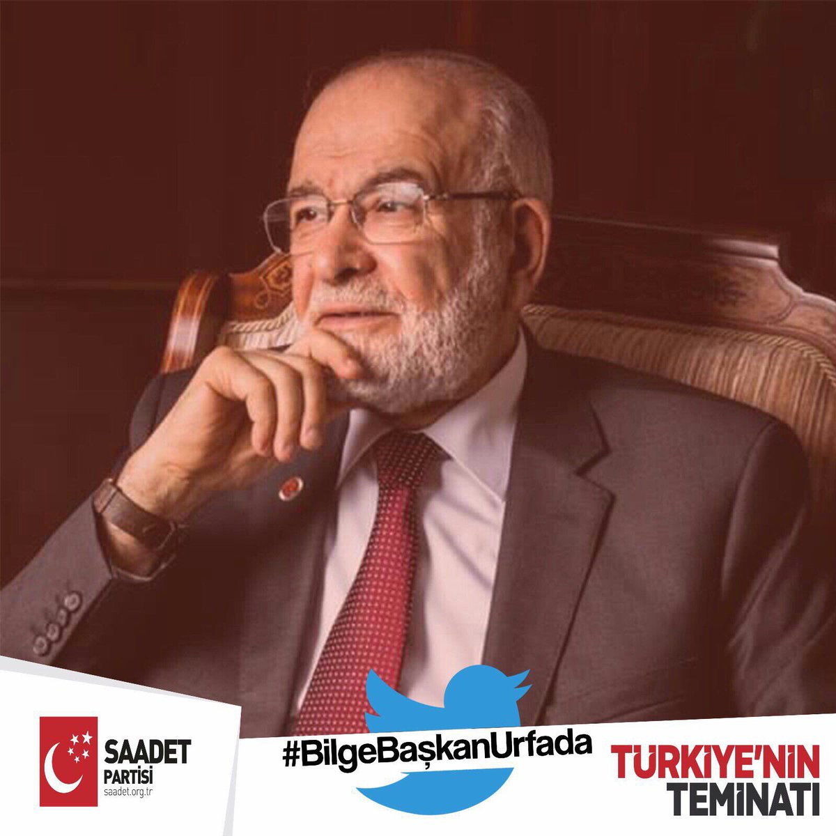 T_Karamollaoglu's tweet photo. Düşünsene, #BilgeBaşkanUrfada yarın...
Yeniden büyük Türkiye için, yeniden doğudan Bismillah... https://t.co/Zu3dSbYjpH