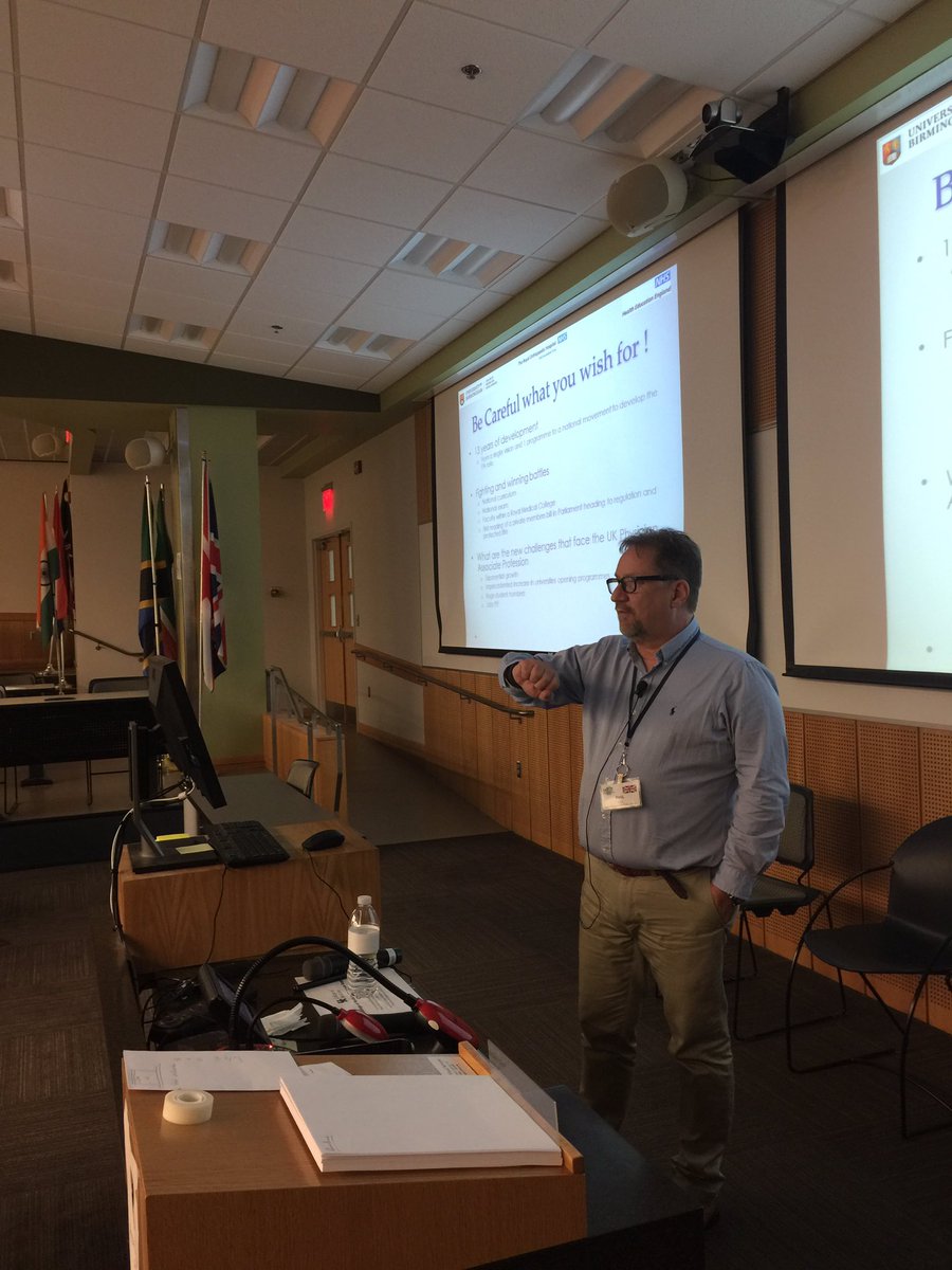 scottclina's tweet photo. #iapae2017 @IAPAE_  Prof Phil Begg shares with IAPAE Conference the growth of PA education in UK. https://t.co/VpEhtSTXaQ