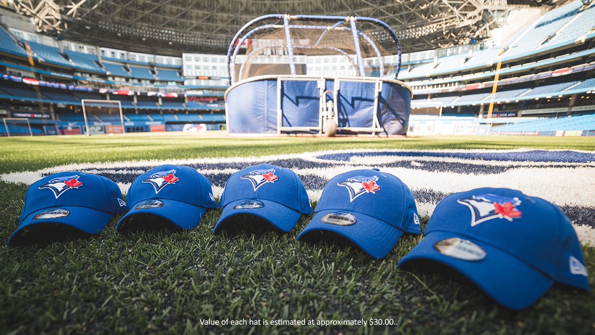 Our first prize? These sweet #BlueJays caps!

Just RT for a chance to win.

We'll pick 5 winners tomorrow!

Rules: atmlb.com/2xw4lmH