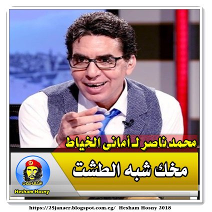محمد ناصر لأماني الخياط: "مخك شبه الطشت"