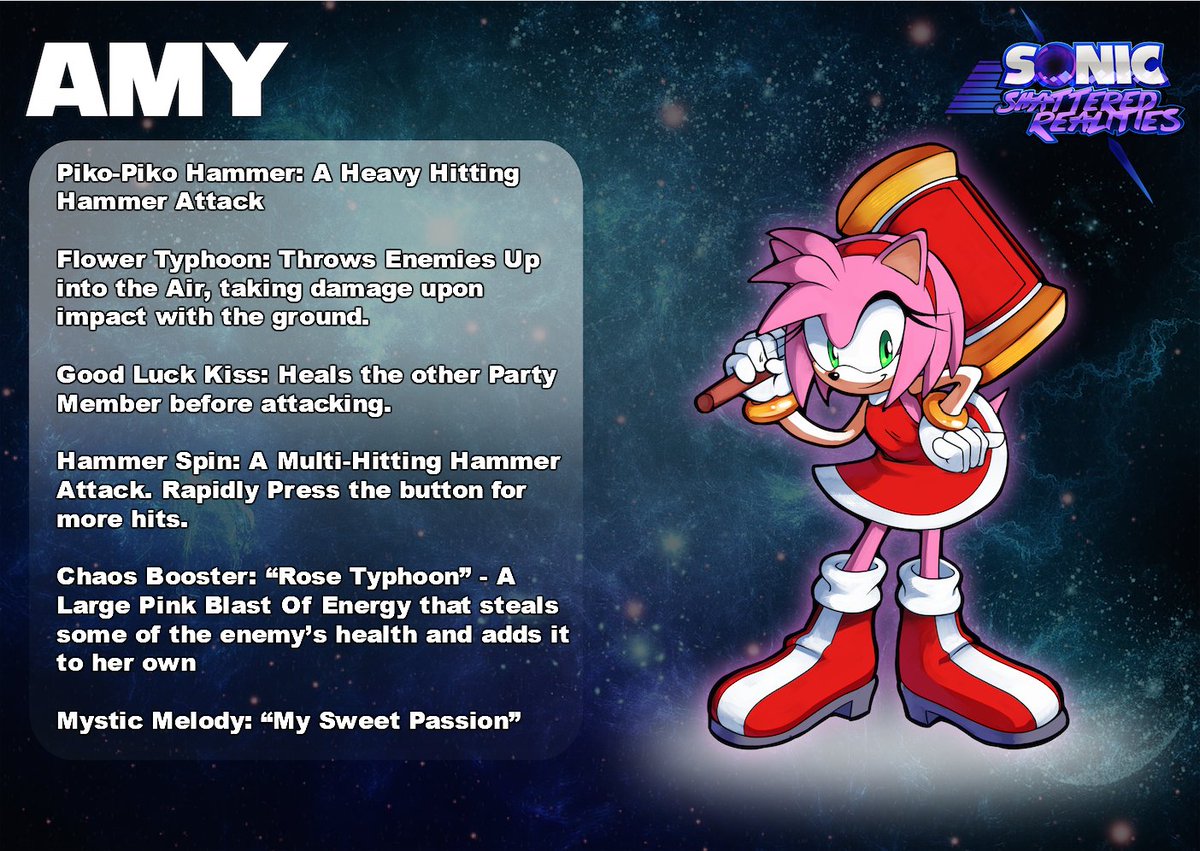 SonicRPGConcept's tweet photo. Happy Birthday to the one and only Amy Rose! #ShatteredRealities https://t.co/8Oj64L8GMV
