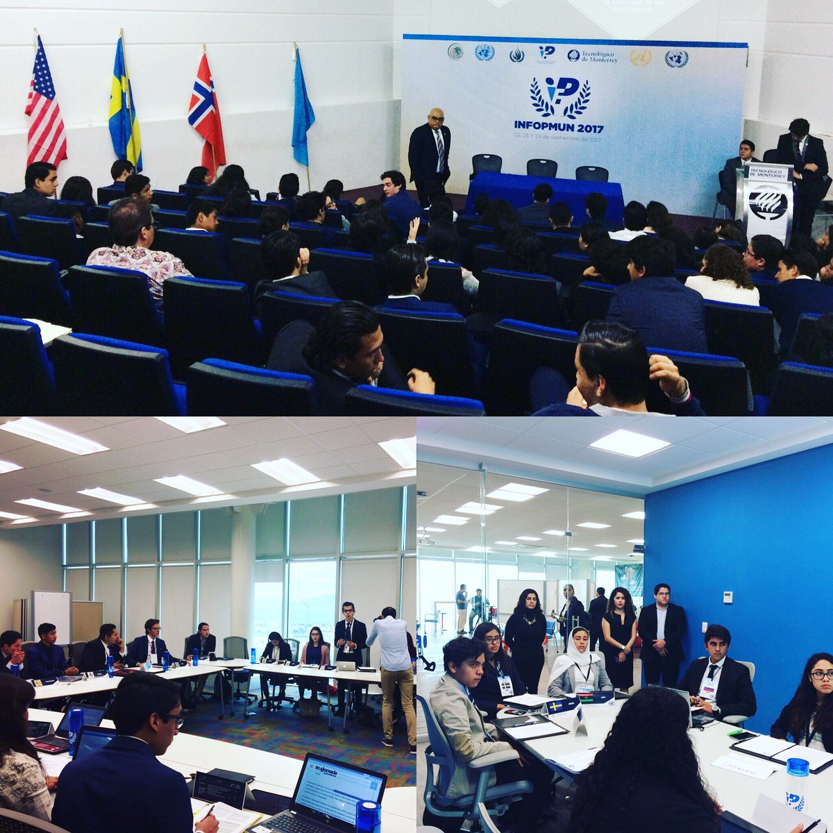 AJGuanajuato's tweet photo. ¡Todo un éxito #InfopMUN 2017! Continúan las actividades desde el Tec de Monterrey https://t.co/9HXDebioDQ