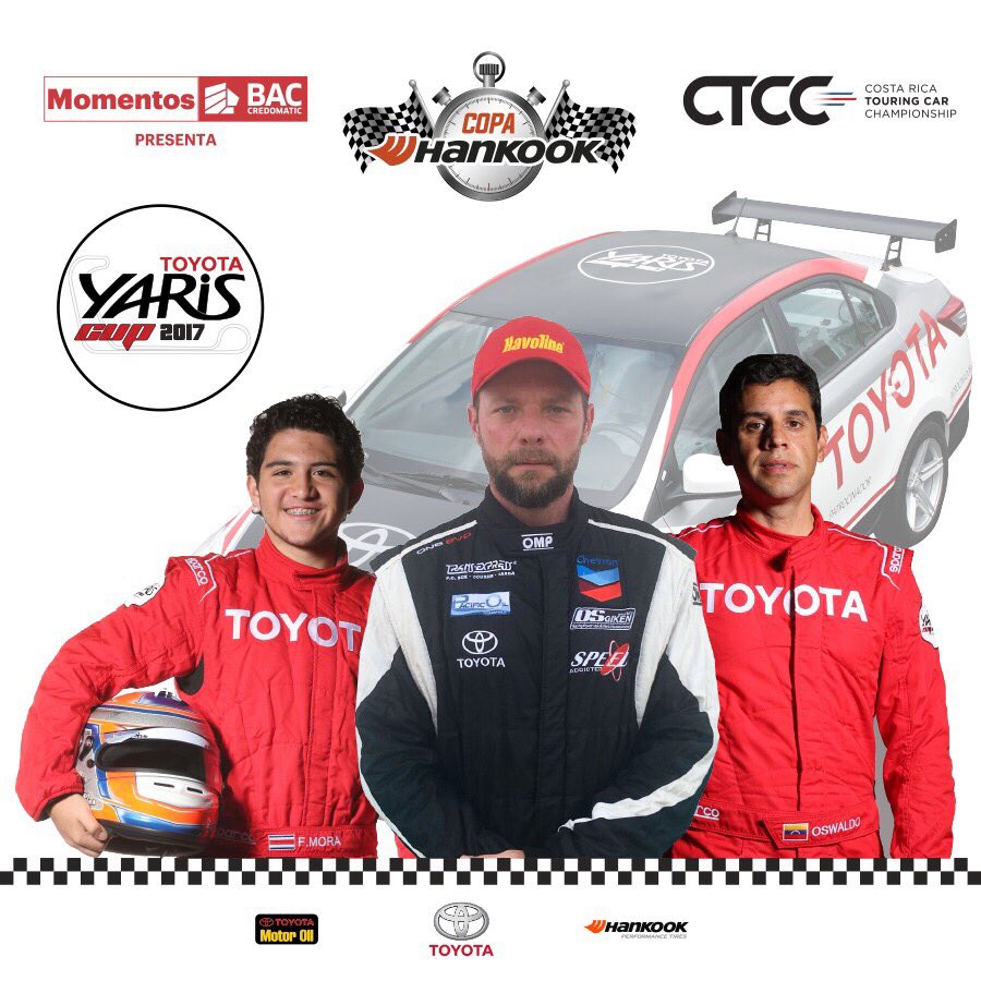 parqueviva's tweet photo. #YarisCup #CopaHankook clasificación final del Toyota Yaris Cup: 1. Adolfo "El Pato" Castillo 2. Fernando Mora 3. Oswaldo Salazar https://t.co/zxo7OgECxR