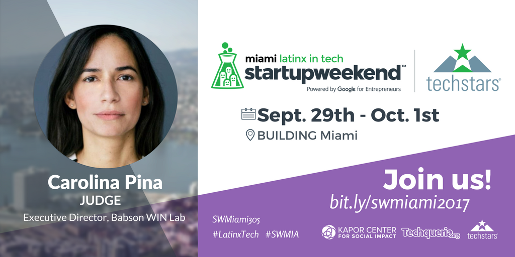 SWMiami305's tweet photo. Don't forget to purchase your ticket for #SWMIA! Pitch your idea in front of judge @cpinav @babsonwin #LatinxTech https://t.co/FoD7BlMIj6 https://t.co/ksbVKCGz2h