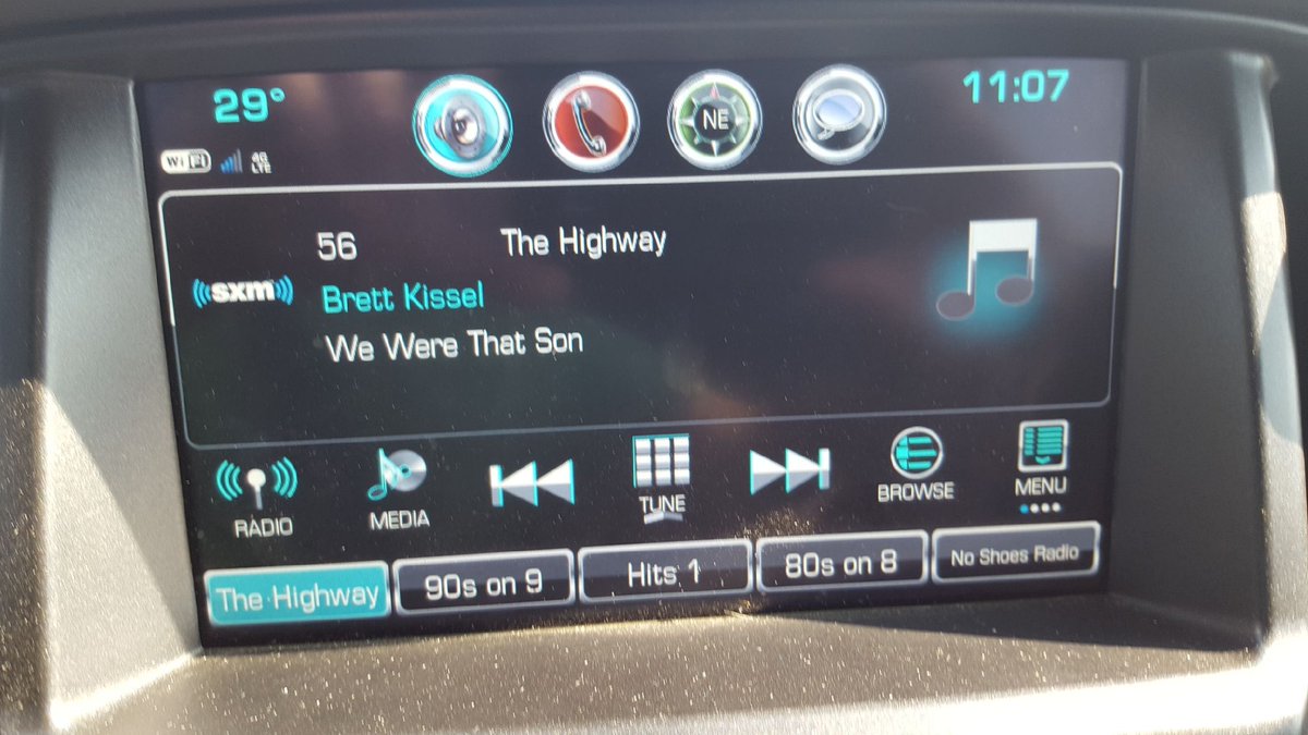 Hey <a href="/BrettKissel/">BRETT KISSEL</a> this made my day hearing you on <a href="/SiriusXMCountry/">SiriusXM Country</a> today! #wewerethatsong #canadiancountrymusic #proudfan #OnTheHorizon