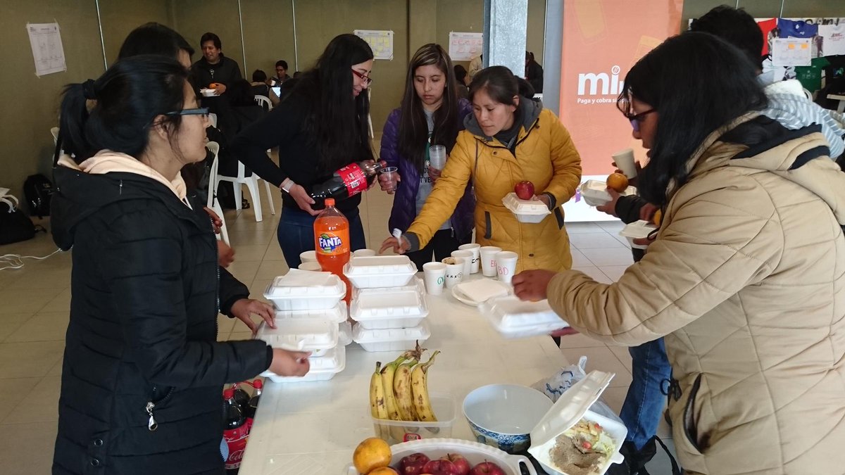 GlobalSWAI's tweet photo. People at the Lunch and still working. Very exciting, La Paz, Bolivia π
#SWAIWomenLaPaz #GSWAI #AI4LatAm #SWWretoAI #WTMLaPaz #SWLaPaz https://t.co/65eobQBykN