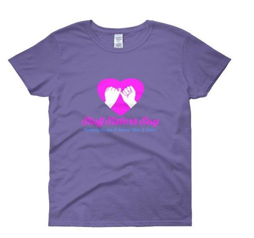 SisterSayStuff's tweet photo. Women's short sleeve t-shirt | You &amp; I Are Sisters  
SHOP NOW: https://t.co/SUTSg5BHkg 
#SisterlyLove #MultipleColors #SameChoice #SSS https://t.co/RoLAkp38u3