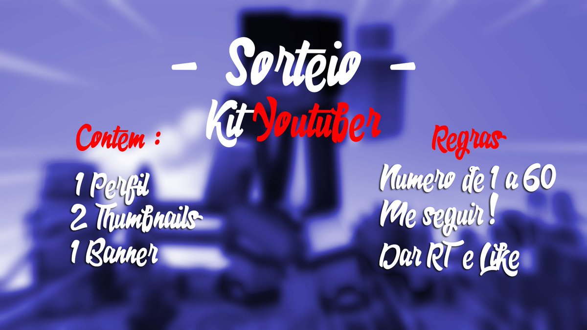 PqpBrutal_'s tweet image. -ll SORTEIO DE UM KIT YOUTUBER ll-

Libero o Resultado com 50 Fav e 30 RTS ❤️🔃

- Só Participa quem Obedecer as Regras !