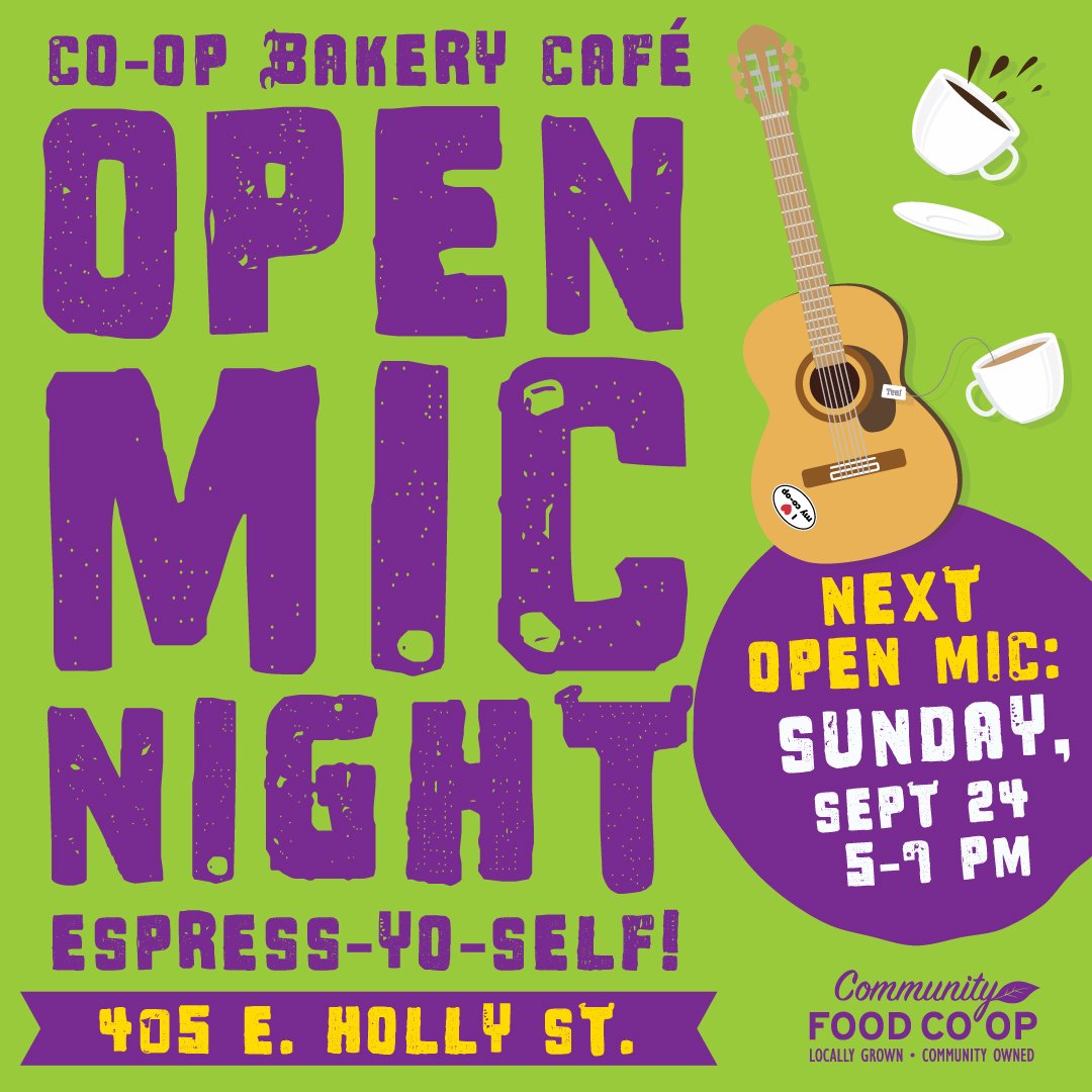 TheCoopInBham's tweet image. Almost time for another awesome Open Mic Night at the Co-op Bakery Cafe! #openmic #singit #strumit #coopbakerycafe